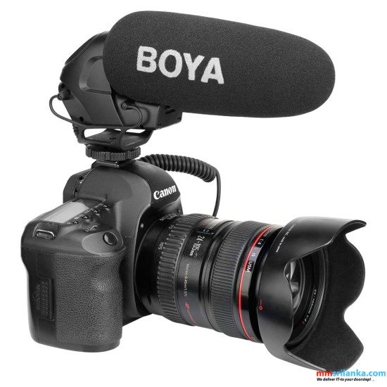 BOYA BY-BM3030 ON-CAMERA SHOTGUN MICROPHONE (6M)